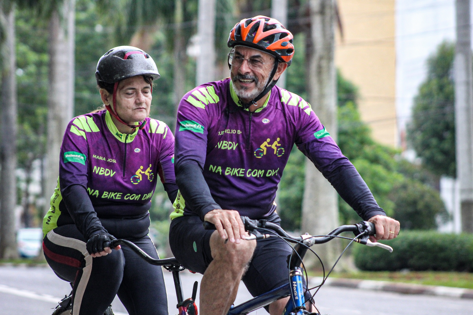 Pedal de pessoas com deficiência visual visita o Centro Cultural Martim Cererê