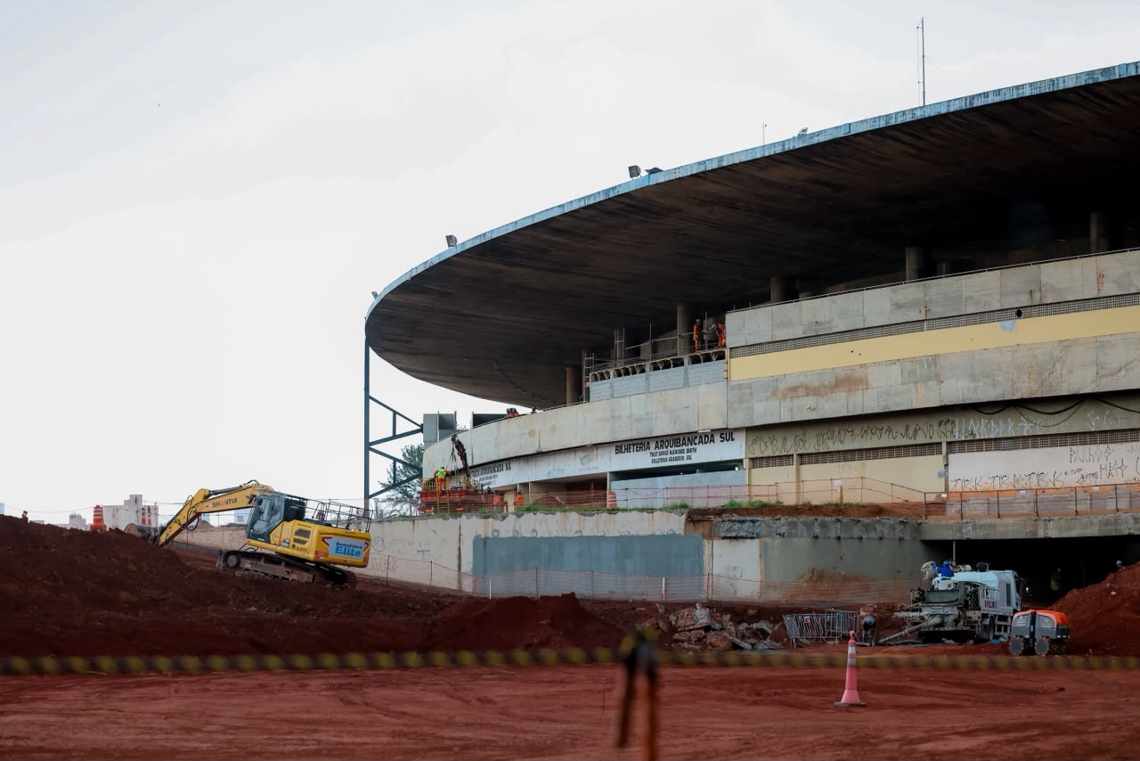 Obras de modernização do Complexo Serra Dourada avançam para fase de fundações